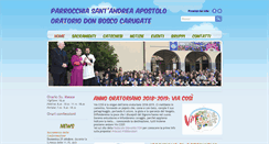 Desktop Screenshot of parrocchiacarugate.it